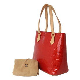 【中古】 LOUIS VUITTON/ルイヴィトン ヒューストン トートバッグ ヴェルニ ルージュ M91092 CA1021 保存袋 IS ABランク