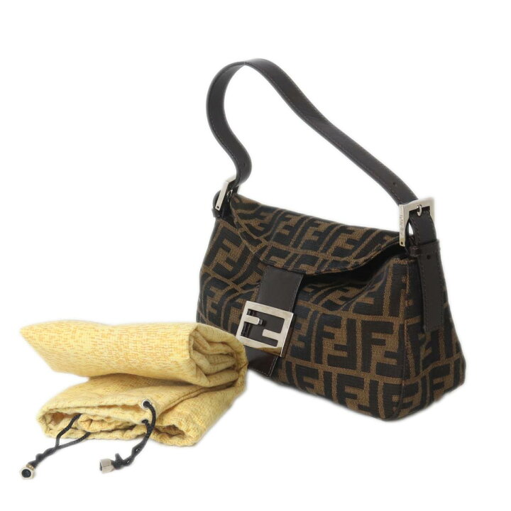 楽天市場】【中古】 FENDI/フェンディ ハンドバッグ ズッカ柄 カーキ 