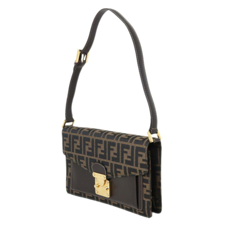 楽天市場】【中古】 FENDI/フェンディ 肩掛ショルダーバッグ ズッカ IS  