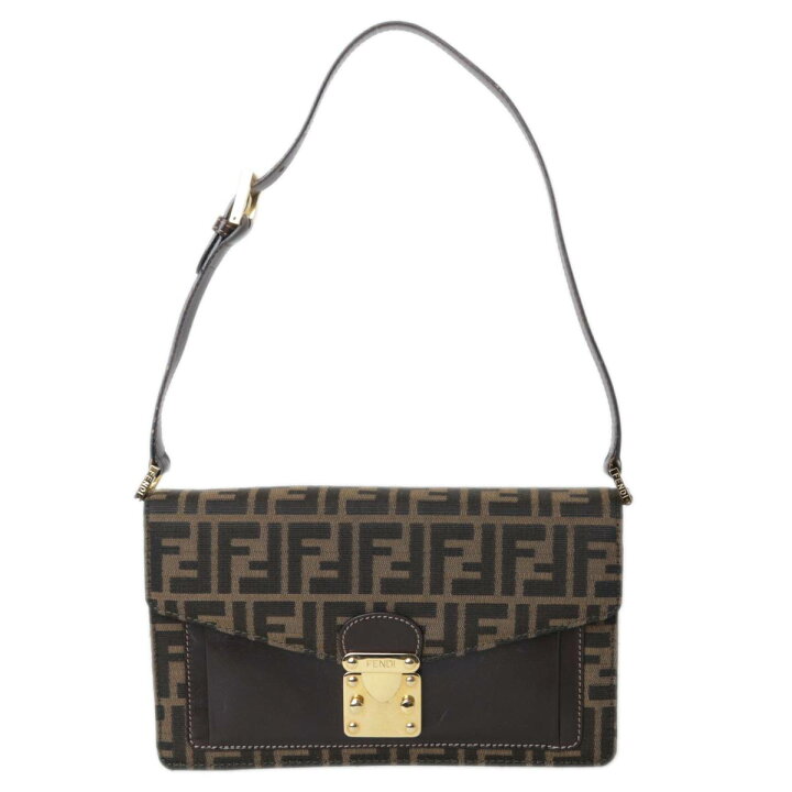 楽天市場】【中古】 FENDI/フェンディ 肩掛ショルダーバッグ ズッカ IS 