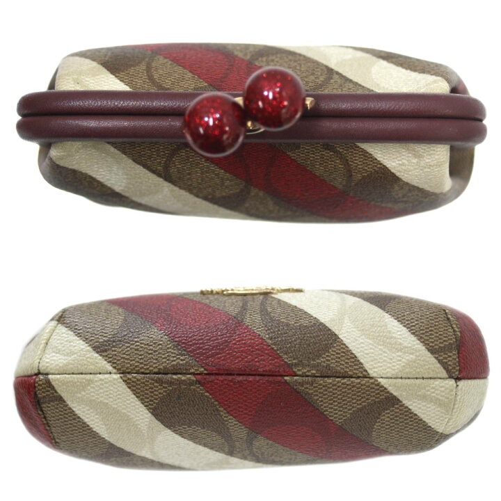 楽天市場】【中古】 COACH/コーチ がま口財布 マルチカラー C1709 小銭  