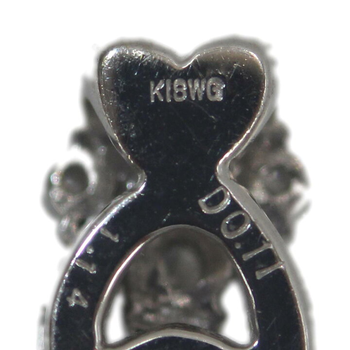 楽天市場】【中古】 K18WG ホワイトゴールド ダイヤ ブラックオパール 