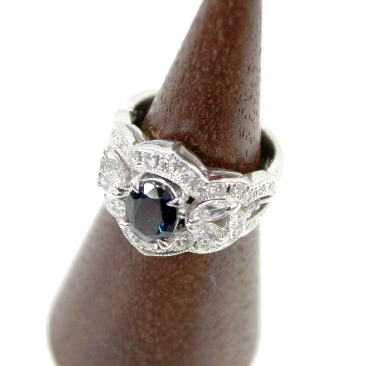 楽天市場】【中古】 Pt900 サファイア リング サファイア1.57ct  