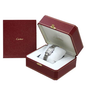 【中古】 Cartier / カルティエ タンク ソロ レディース クォーツ時計 W5200013 SS 保証書 説明書 箱 コマ×2 NO Bランク