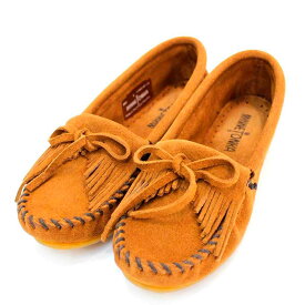 【中古】 MINNETONKA/ミネトンカ モカシン シューズ 靴 レディース ブラウン 402 サイズ:5 FS Aランク