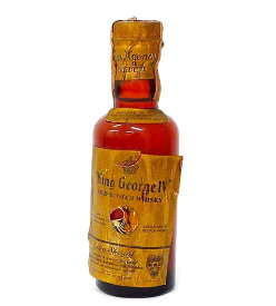 【中古】 古酒 ヴィンテージ ウイスキー King George IV/キングジョージ4世 酒税証紙 LIQUOR TAX CERTIFICATE ティンキャップ ミニチュアボトル アルコール度数(推定)43% NT 箱なし