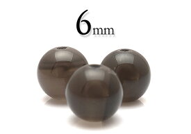 【粒売】アイスオブシディアン6mm丸玉・アイスランド産【メール便発送可・ばら売り・卸価格】