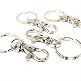 キーリング カラビナ フック キーホルダーパーツ アクセサリーパーツ ハンドメイド
