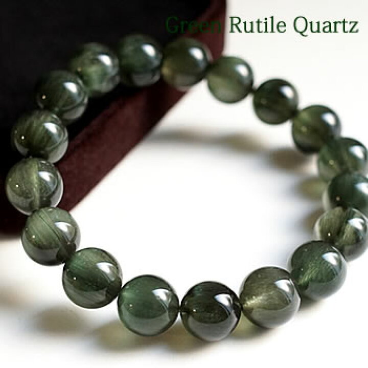 楽天市場】【一点もの・最高級】グリーンルチルクォーツ・キャッツアイ  