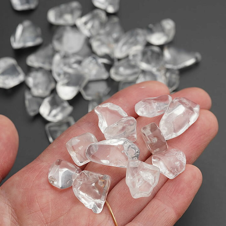 楽天市場】【大粒タイプ】中上質水晶 さざれ石 100g 水晶 浄化用さざれ 