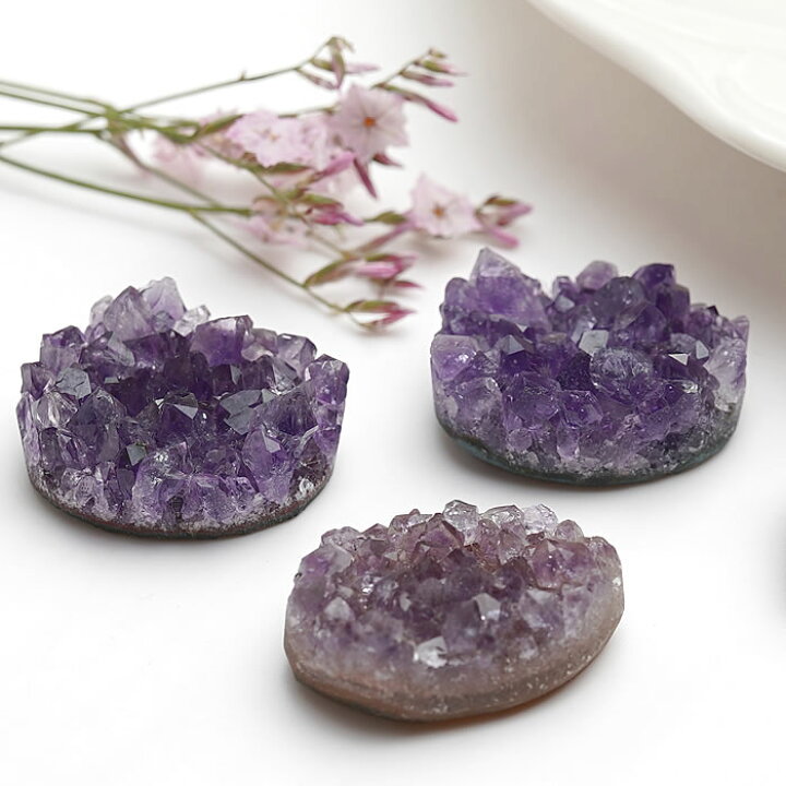 楽天市場】【ミニクラスター】ブラジル産アメジスト 原石結晶 天然石  