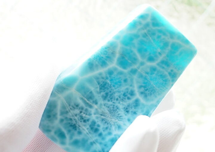 楽天市場】【厳選品・極上一点物】最上級ラリマー 磨き原石 天然石  