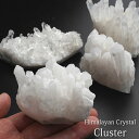 【120-160g】ヒマラヤ水晶クラスター 1個 原石 天然石 パワーストーン クリスタルクォーツ ヒマラヤクォーツ ヒマラヤ産 himalaya crystal quartz 4月の誕生石 Himalayan Crystal Cluster