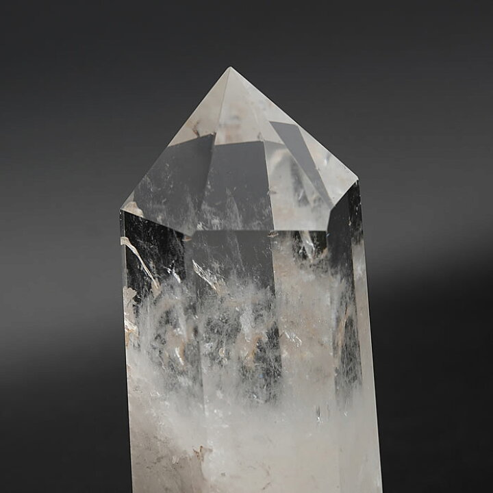 楽天市場】【一点物】天然水晶 特大ポイント ブラジル産 ポイント 原石 