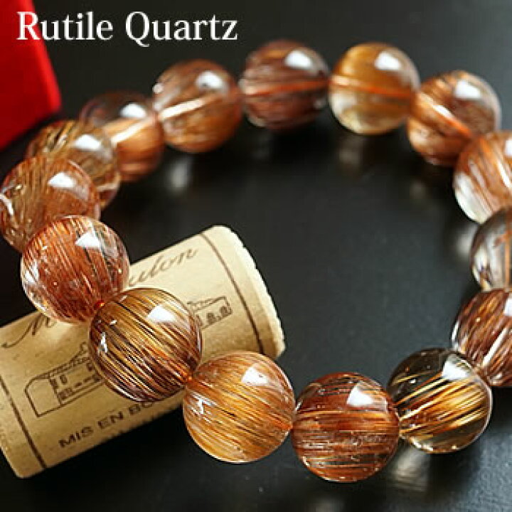 楽天市場】【極上一点物】【最高級】ブラジル産ルチルクォーツAAAAA 15  