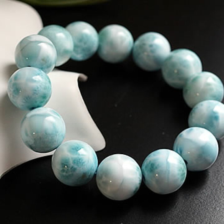 楽天市場】【一点もの】ラリマーAA 17mm ブレスレット 天然石  