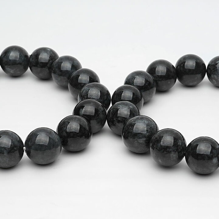 楽天市場】【高品質】天然黒翡翠AAA13mm ミャンマー産 ブレスレット 