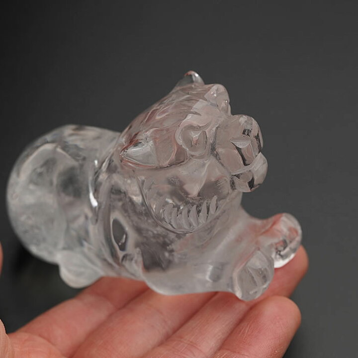 楽天市場】【数量限定】【希少】【風水アイテム】水晶 虎 約70mm 彫刻 