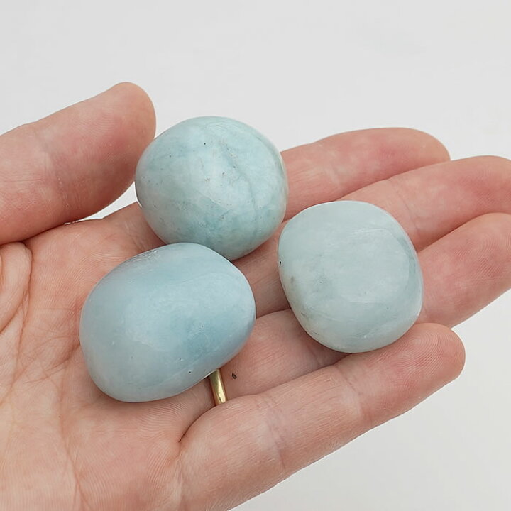 楽天市場】【Mサイズ】アクアマリン タンブル 1個 天然石  