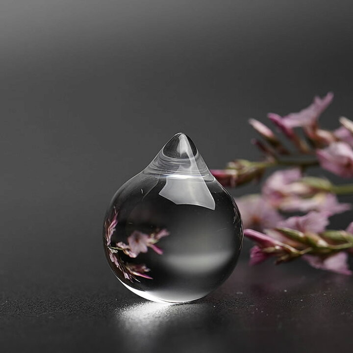 楽天市場】【高品質】天然水晶 摩尼宝珠 マニ宝珠 約18×15×15mm 水晶 
