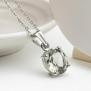 yΎzO[AWXgAAA vVICg I[oJbg y_ggbv lbNX VR p[Xg[ Silver925 AWXg uWY green amethyst vWICg prasiolite