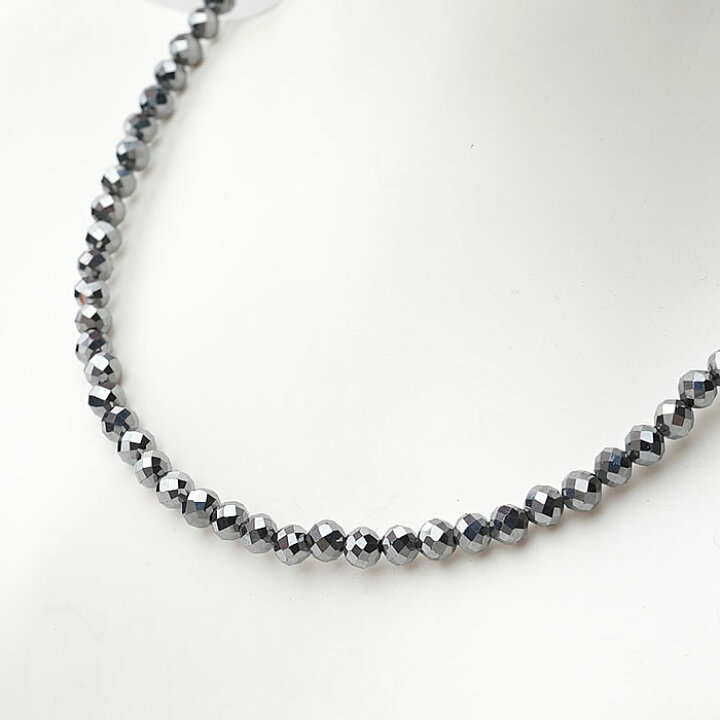 高純度テラヘルツ鉱石 約2mm カット ネックレス 40〜45cm ペンダントトップ ネックレス 天然石 パワーストーン テラヘルツ波 ステラガーデン in 八ヶ岳 高純度テラヘルツ ネックレス 玉約1.1㎝ 新品未使用