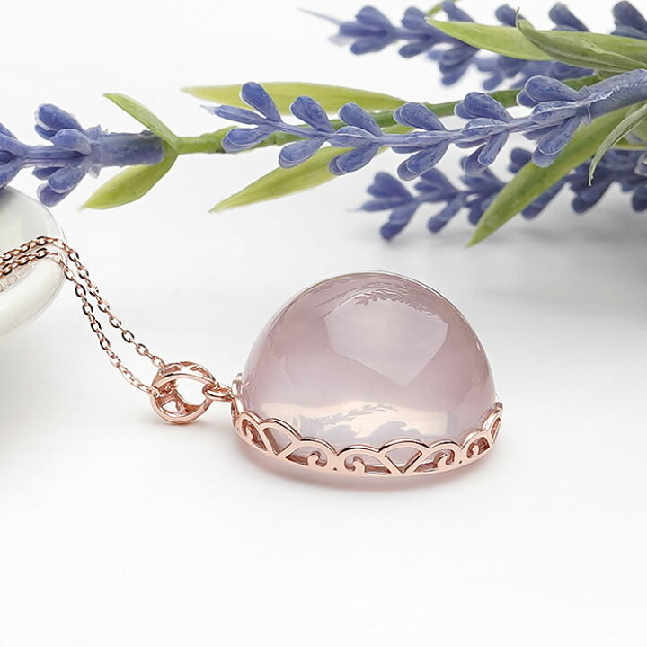 楽天市場】【一点物】【Silver925チェーン付き】 スターローズクォーツ  