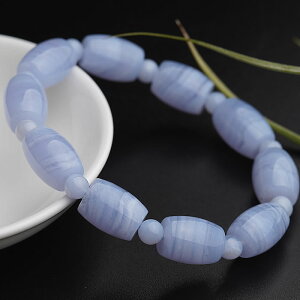 �y���ʌ���z�y���i���z�u���[���[�X�A�Q�[�g �u���X���b�g �V�R�� �p���[�X�g�[�� blue lace agate