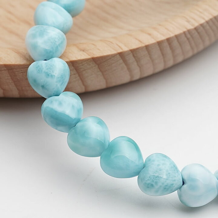 楽天市場】【一点物】【高品質】ラリマー ハート ブレスレット 天然石  