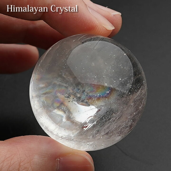 楽天市場】【レインボー入り】ヒマラヤ水晶 丸玉 水晶玉 約35〜38mm 丸 