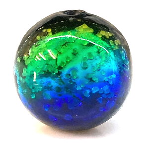 ケラママリン ホタルガラス 1粒売り とんぼ玉 蓄光 夜光タイプ 送料無料