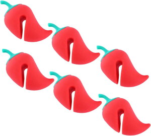 6個 なべふたオーバーフロー防止 かわいい鍋つかみ 鍋の沸騰を防ぐ 鍋やフライパンのふたリフター 鍋の吹きこぼれ防止器 ポッ(wp135)