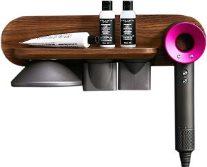 ダイソン用ヘアドライヤーホルダーダイソン超音速ヘアドライヤー用ヘアドライヤーホルダー壁掛け式バスルームシェルフトレイヘアサロ(wv012)