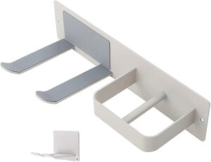 ヘアドライヤーホルダー ドライヤーホルダー ドライヤー 収納壁掛け 収納付きドライヤーホルダー スタンド ドライヤーハンガー(wv148)