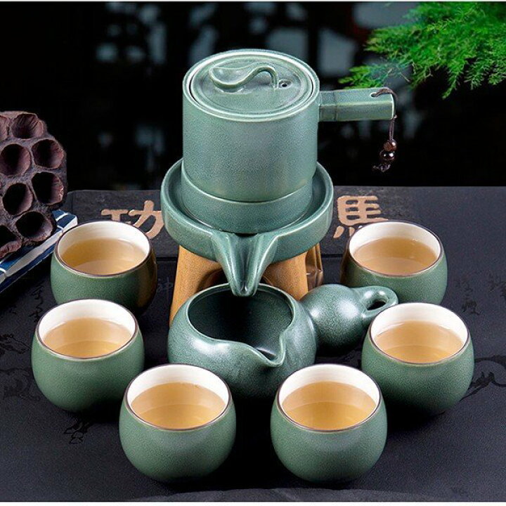 楽天市場】送料無料 茶器セット ティーセット 湯のみ六つ 茶壺 茶道具 
