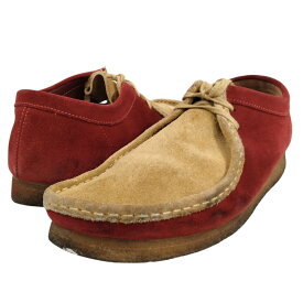 SUPREME シュプリーム × Clarks クラークス 2-Tone Wallabee Boot 2トーン ワラビー スウェード ブーツ シューズ 正規品 / 34610【中古】