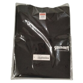 SUPREME シュプリーム 24AW Thrasher Cross Tee 半袖Tシャツ ブラック サイズL 正規品 / 35371【中古】