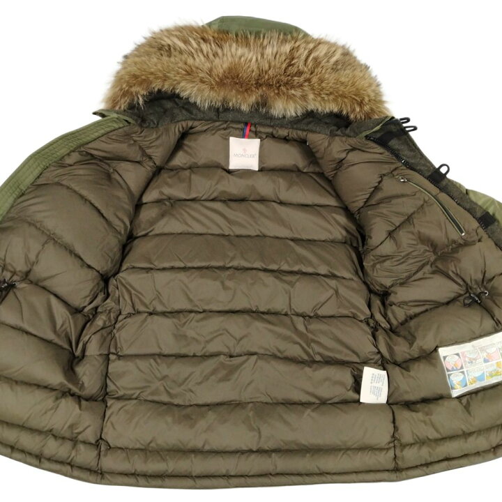 楽天市場】MONCLER モンクレール RONIER ロニエ N-3B型 コヨーテファー 