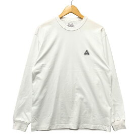 PALACE パレス SOFAR LONGSLEEVE 長袖Tシャツ コットン ホワイト サイズ M 正規品 / 51527【中古】