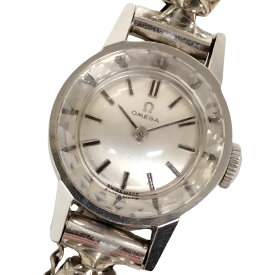 OMEGA オメガ カットガラス 手巻き レディース 腕時計 正規品 / C590【中古】