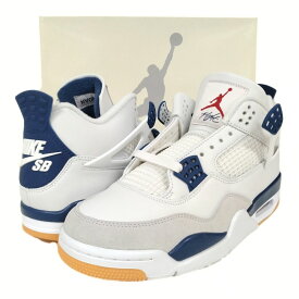 NIKE SB ナイキエスビー 品番 DR5415-100 AIR JORDAN 4 RETRO SP エアジョーダン シューズ ホワイト サイズUS9=27cm 正規品 / 51547【中古】
