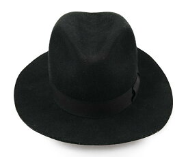 ELVIRA エルヴィラ ウール ハット ブラック サイズ58 正規品 / Z1254【中古】