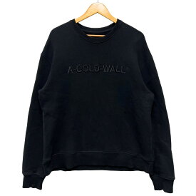 A-COLD-WALL アコールドウォール ロゴ スウェット ブラック系 サイズ M 正規品 / 52697【中古】
