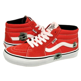 SUPREME シュプリーム VANS Skate Grosso Nate Lowman スニーカー レッド サイズ US8=26cm 正規品 / 53277【中古】
