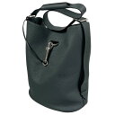 HERMES エルメス Seau Mousqueton Bag ソー・ムスクトン レザー バッグ グレー 正規品 / 41063【中古】