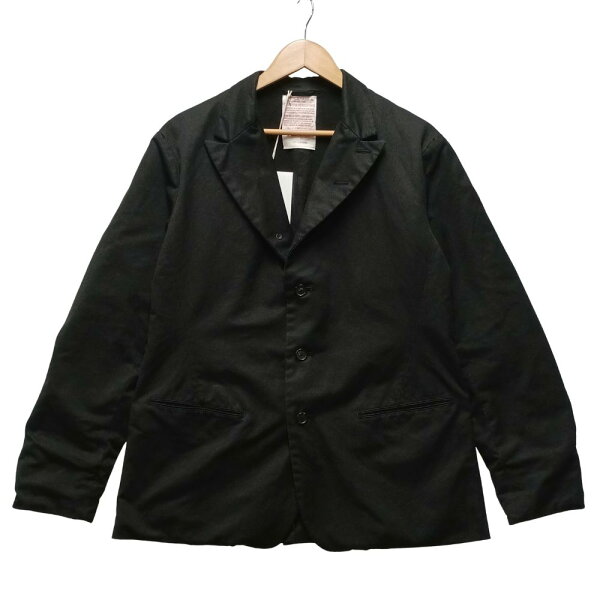 NICENESS ナイスネス 26AW 品番 NN-1404B18 E.DEFOE プレミアムピマツイルローバージャケット コットン ブラック サイズM 正規品 / 41387【中古】