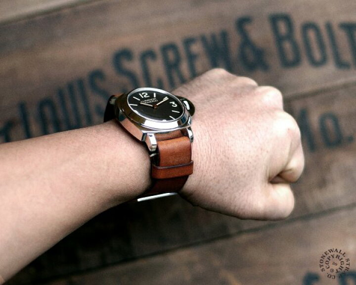 楽天市場】STONEWALL for PANERAI ストラップ HYGIENIC ヴィンテージ 