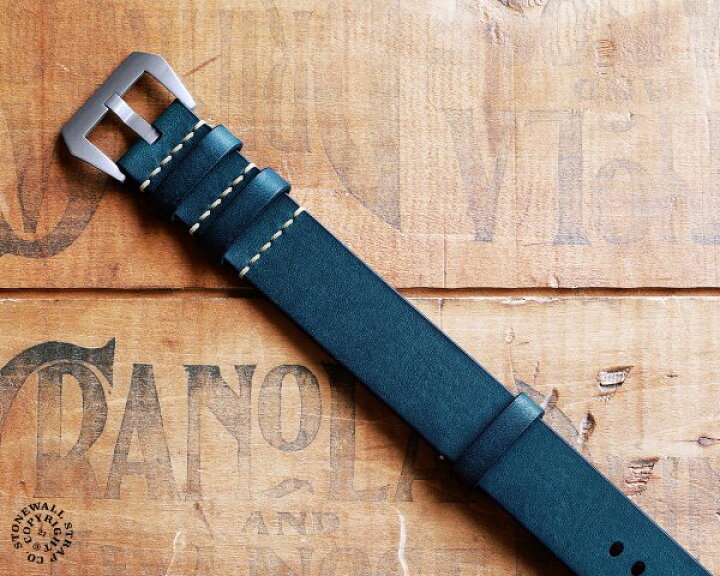 楽天市場】STONEWALL for PANERAI ストラップ HYGIENIC ネイビー x 