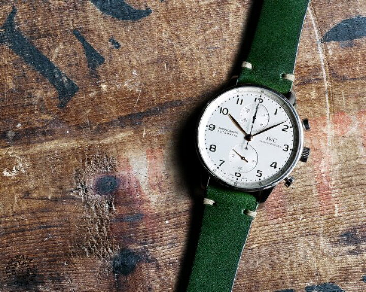 楽天市場】STONEWALL for IWC ストラップ クラシック グリーン x 