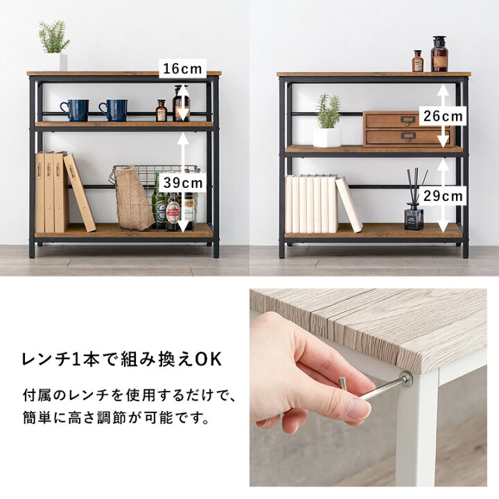 楽天市場】デスク チェア 3点セット パソコンデスク （ラック3段+ 